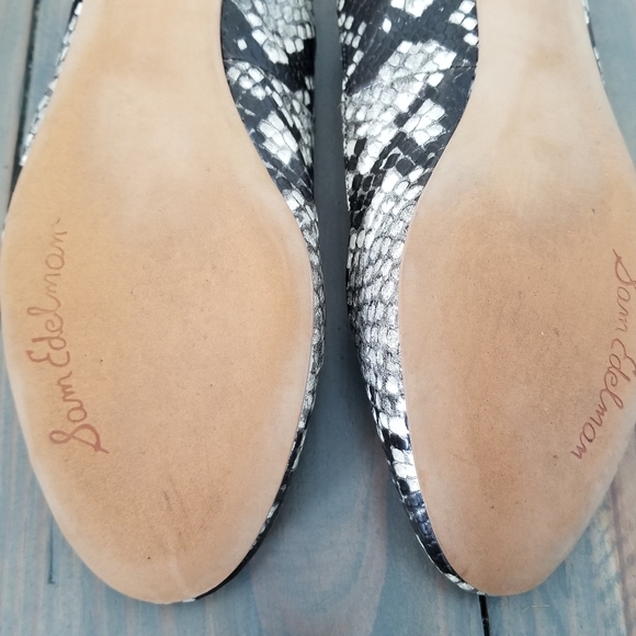 Sam Edelman snakeskin ballerina flat - Picture 8 of 11